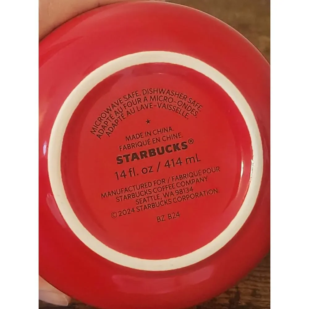 Starbucks 2024 Sprinkle Drip Mug, 14oz, Limited Edition
